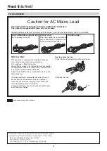 Preview for 5 page of Panasonic AV-UHS500 Operating Instructions Manual