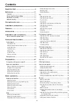 Preview for 8 page of Panasonic AV-UHS500 Operating Instructions Manual