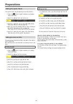 Preview for 31 page of Panasonic AV-UHS500 Operating Instructions Manual