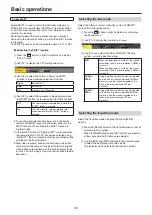 Preview for 33 page of Panasonic AV-UHS500 Operating Instructions Manual