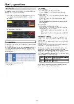 Preview for 44 page of Panasonic AV-UHS500 Operating Instructions Manual