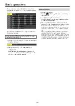 Preview for 58 page of Panasonic AV-UHS500 Operating Instructions Manual