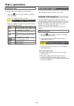 Preview for 62 page of Panasonic AV-UHS500 Operating Instructions Manual