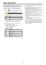 Preview for 72 page of Panasonic AV-UHS500 Operating Instructions Manual