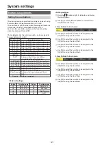 Preview for 121 page of Panasonic AV-UHS500 Operating Instructions Manual