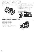 Preview for 22 page of Panasonic AVCCAM AG-AC120EN Operating Instrctions