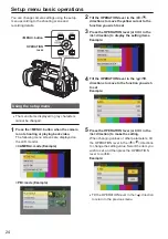 Preview for 24 page of Panasonic AVCCAM AG-AC120EN Operating Instrctions