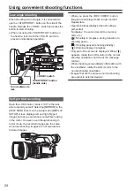 Preview for 24 page of Panasonic AVCCAM AG-AC160EJ Operating Instructions Manual