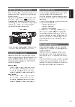 Предварительный просмотр 27 страницы Panasonic AVCCAM AG-AC160P Operating Instructions Manual