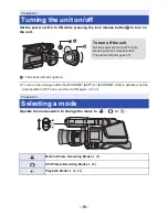 Предварительный просмотр 18 страницы Panasonic AVCCAM AG-AC8EJ Operating Instructions Manual