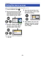 Предварительный просмотр 23 страницы Panasonic AVCCAM AG-AC8EJ Operating Instructions Manual