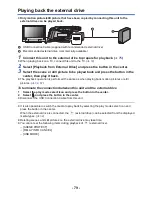 Предварительный просмотр 79 страницы Panasonic AVCCAM AG-AC8EJ Operating Instructions Manual