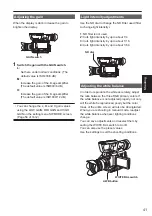 Предварительный просмотр 41 страницы Panasonic Avccam AG-AF100A Series Operating Instructions Manual