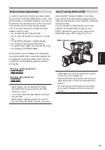 Предварительный просмотр 43 страницы Panasonic Avccam AG-AF100A Series Operating Instructions Manual