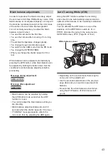 Предварительный просмотр 43 страницы Panasonic AVCCAM AG-AF100AP Operating Instructions Manual