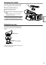 Preview for 25 page of Panasonic AVCCAM AG-HMC41E Operating Instructions Manual