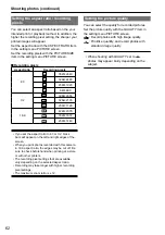 Preview for 62 page of Panasonic AVCCAM AG-HMC41E Operating Instructions Manual