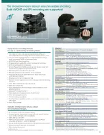 Preview for 11 page of Panasonic AVCCAM AG-HMR10 Brochure