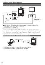 Предварительный просмотр 72 страницы Panasonic AVCCAM AG-HMR10E Operating Insructions