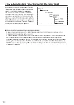 Предварительный просмотр 104 страницы Panasonic AVCCAM AG-HMR10E Operating Insructions