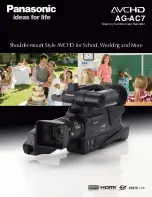 Preview for 1 page of Panasonic AVCHD AG-AC7 Brochure & Specs