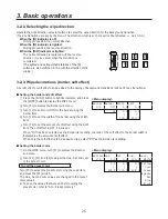 Preview for 25 page of Panasonic AVHS400AN - MULTI-FORMAT LIVE SWITCHER Operating Instructions Manual