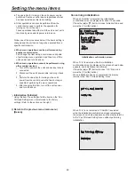 Preview for 11 page of Panasonic AW-HE100 Menu Information