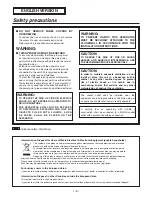 Preview for 2 page of Panasonic AW-HE100E Operating Instructions Manual