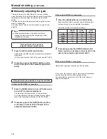 Preview for 18 page of Panasonic AW-HE120KE Operating Instructions Manual