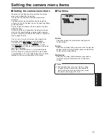 Preview for 37 page of Panasonic AW-HE120KE Operating Instructions Manual