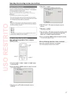 Preview for 27 page of Panasonic AW-HE130W Operating	 Instruction