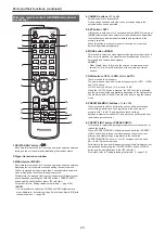 Preview for 23 page of Panasonic AW-HE145WP Operating Instructions Manual