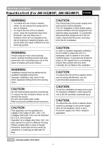 Preview for 2 page of Panasonic AW-HE20KP Operating	 Instruction