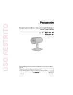 Panasonic AW-HE2P Operating Instructions Manual preview