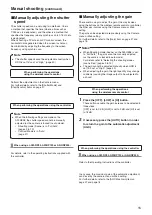 Preview for 15 page of Panasonic AW-HE38HKPC Operating Instructions Manual