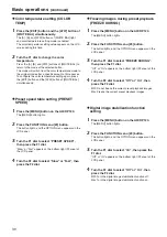 Preview for 30 page of Panasonic AW-HE38HKPC Operating Instructions Manual