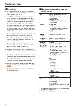 Предварительный просмотр 4 страницы Panasonic aw-he40 series Operating Instruction