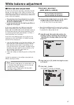 Предварительный просмотр 17 страницы Panasonic aw-he40 series Operating Instruction