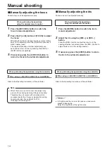 Preview for 14 page of Panasonic AW-HE40HKE Operating Instructions Manual