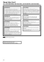 Preview for 28 page of Panasonic AW-HE40HWP Operating Instructions Manual