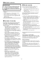 Preview for 12 page of Panasonic AW-HE42KE Operating Instructions Manual