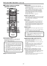 Preview for 22 page of Panasonic AW-HE42KP Operating Instructions Manual