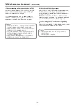 Preview for 41 page of Panasonic AW-HE42KP Operating Instructions Manual