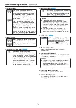 Preview for 73 page of Panasonic AW-HE42KP Operating Instructions Manual