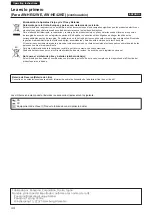 Preview for 44 page of Panasonic AW-HE42WP Operating Instructions Manual