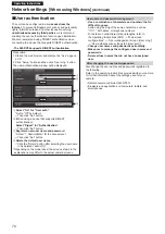 Preview for 70 page of Panasonic AW-HE42WP Operating Instructions Manual