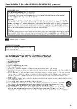 Preview for 25 page of Panasonic AW-HE60 Operating Instructions Manual