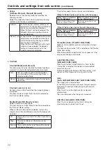 Предварительный просмотр 72 страницы Panasonic AW?HE60HE Operating Instructions Manual