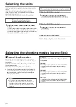 Preview for 10 page of Panasonic AW?HE60HN Operating Instructions Manual