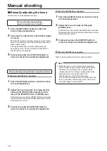 Preview for 16 page of Panasonic AW?HE60SE Operating Instructions Manual